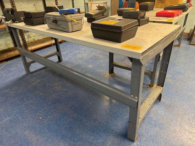 Metal Work Table - 6’ Wide x 30” Depth x 31” Height image