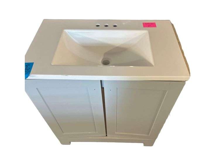 Wooden Vanity With Sink 30in. L. X 19 in. D. X 33in. H. image