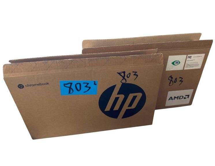 Open Box - 2 HP 12in Chromebooks - Model HP 11 G6 EE image