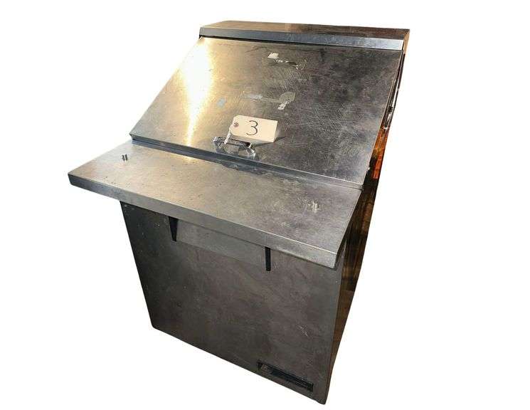 True Mfg. Refrigerated Prep Station - Model TSSU-27-12M-B - Serial No. 7279011 - 1PH - 28in x 34in x 47in image