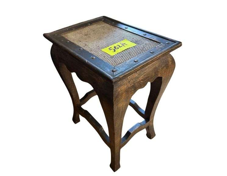 Vintage End Table - 15 in x 11 in x 20 in image