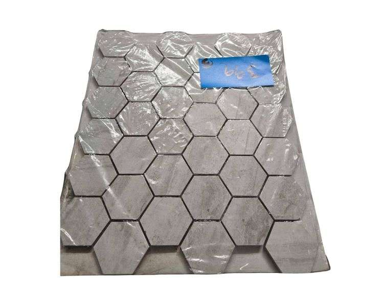 Hexagonal Wall Tile. Marble Design. Unboxed. image