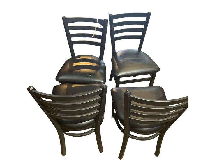 4 Padded Restaurant Chairs image