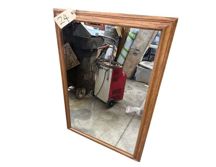 Vintage 1990 Carolina Mirror - 28" x 40" - Hand Assembled image