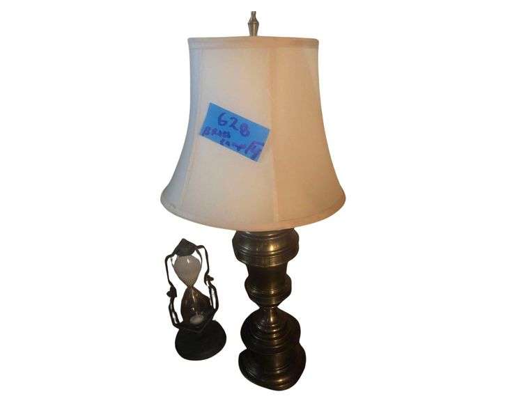 4 Brass Lamps 32in image
