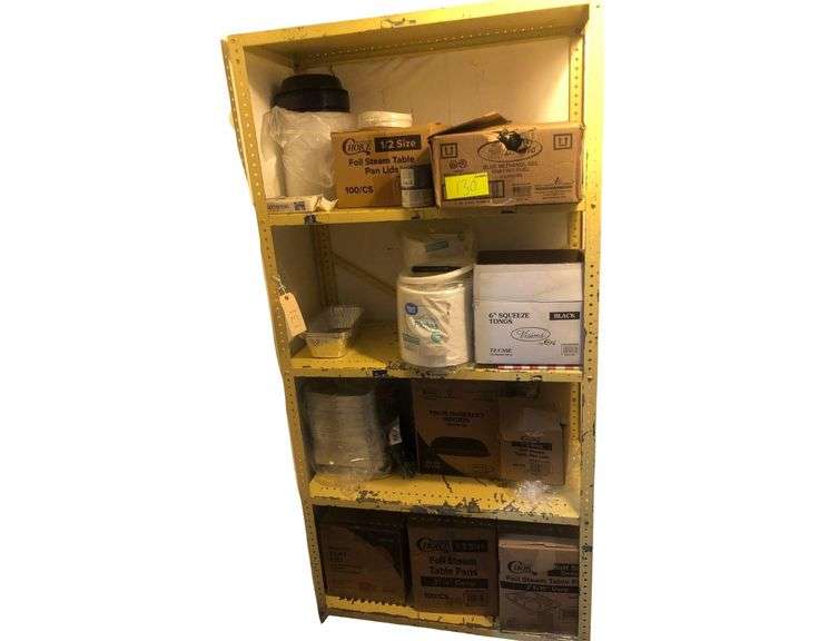6ft Metal Shelving Unit (Does Not Include Contents - Pickup After 4) image