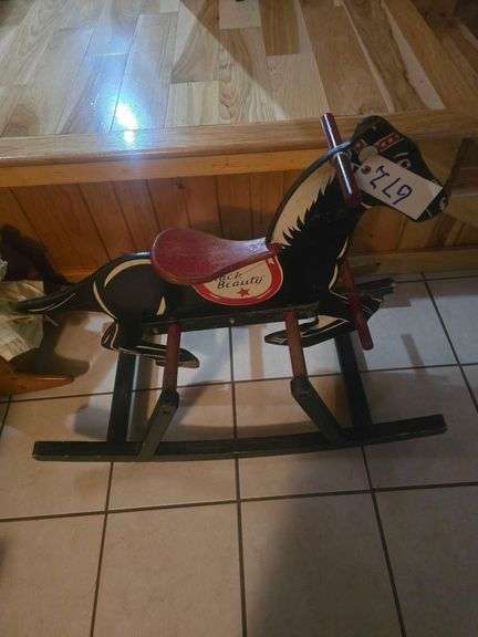 Black Beauty Rocking Horse 29h 36w image