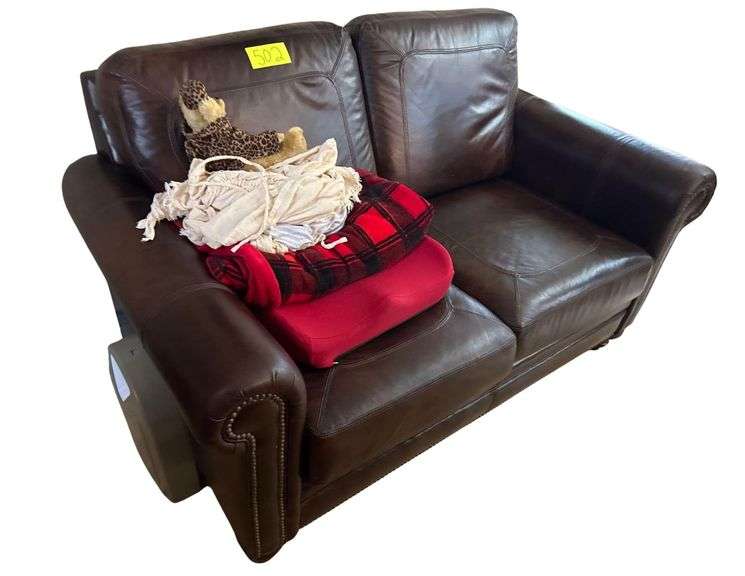 Upholstered Love Seat - 60 in x 36 in x 38 in - Contents Included image