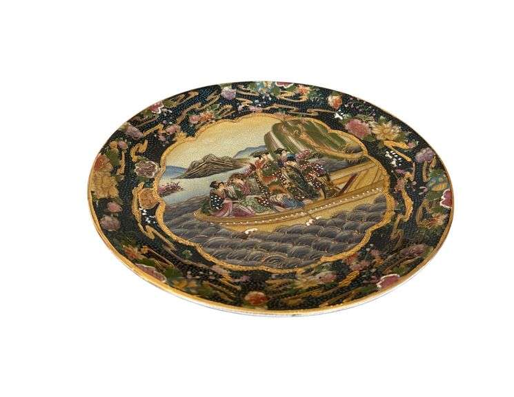 Set of 2 Satsuma Plates, 10 in Diameter image