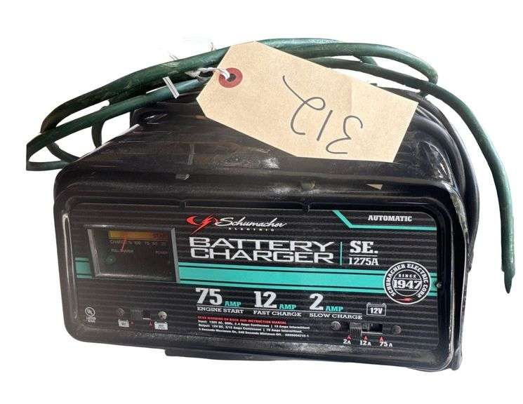 Schumacher Battery Charger - Adjustable - 2 amp up to 75 amp image