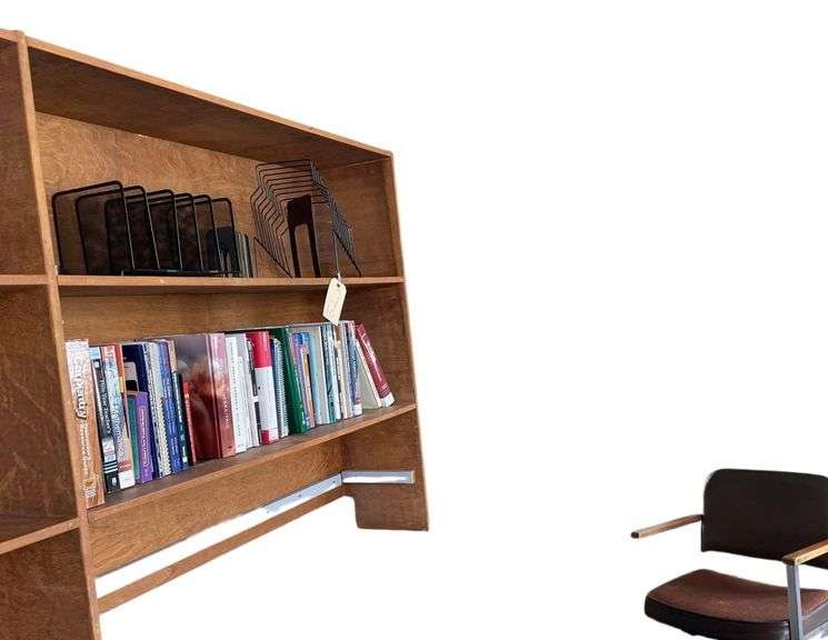 A Bank of Books and Mesh Organizers Shelves Do Not Go!!!!!!!!! image