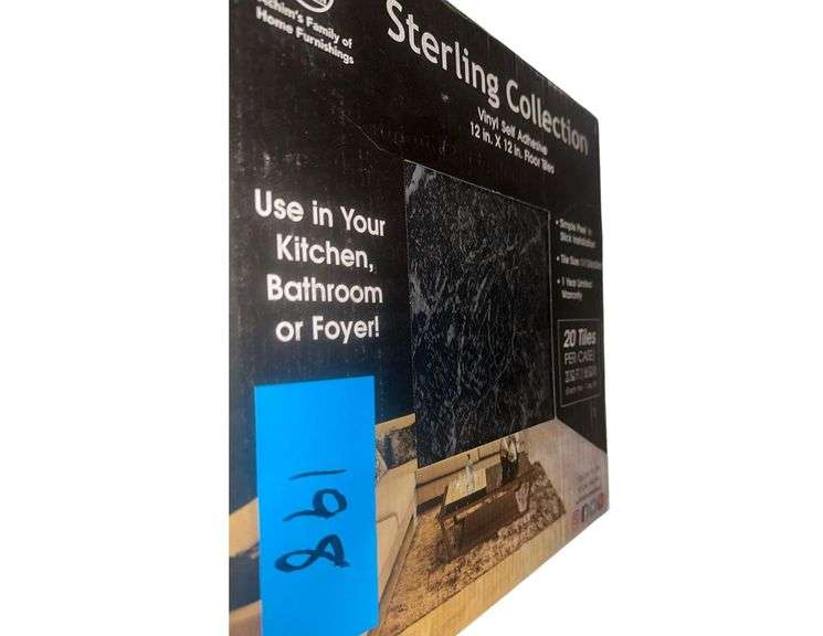 Traffic Master 12 X 12 Peel & Stick Flooring - Sterling Vinyl Flooring 2 Cases - Approximately 15 Cases image