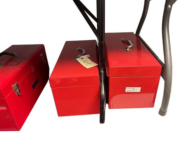 2 Tool Box Containing Various Tools (1 BOX LOCKED) image