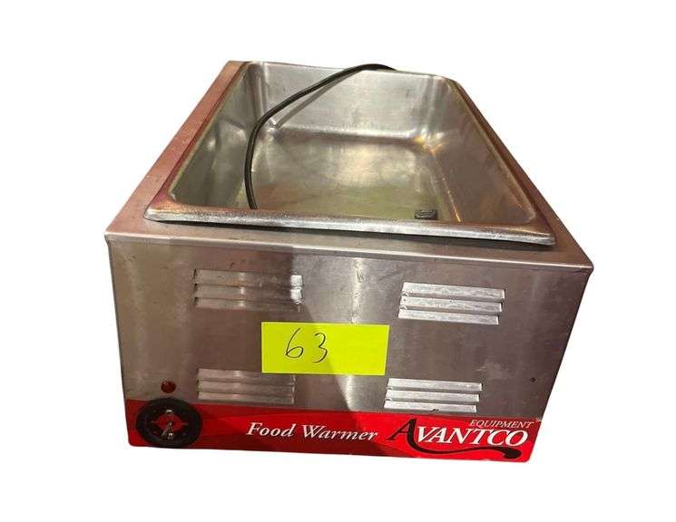 Avantco 12” x 20” Full Size Electric Countertop Food Warmer image