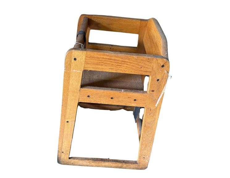 Wooden High Chair 26in. H. image