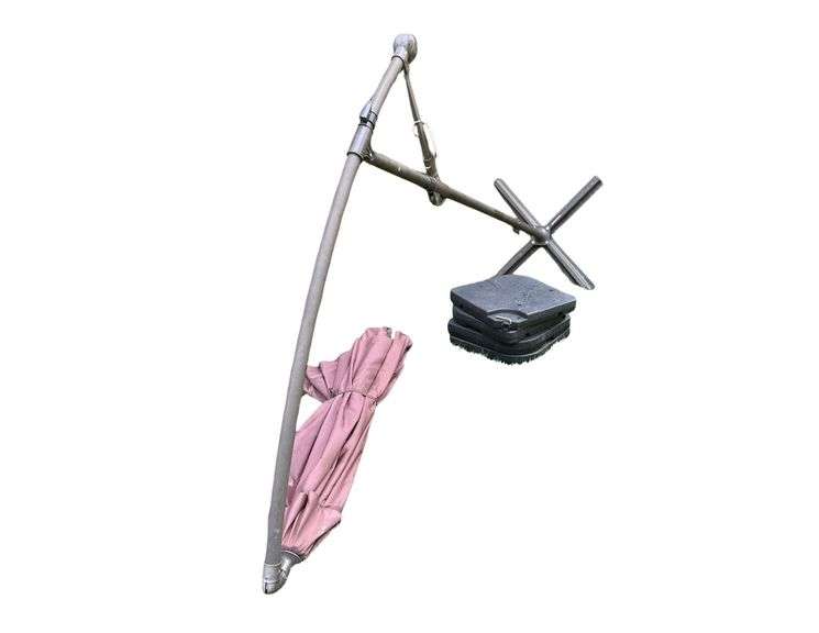 Adjustable Patio Umbrella With Weights image