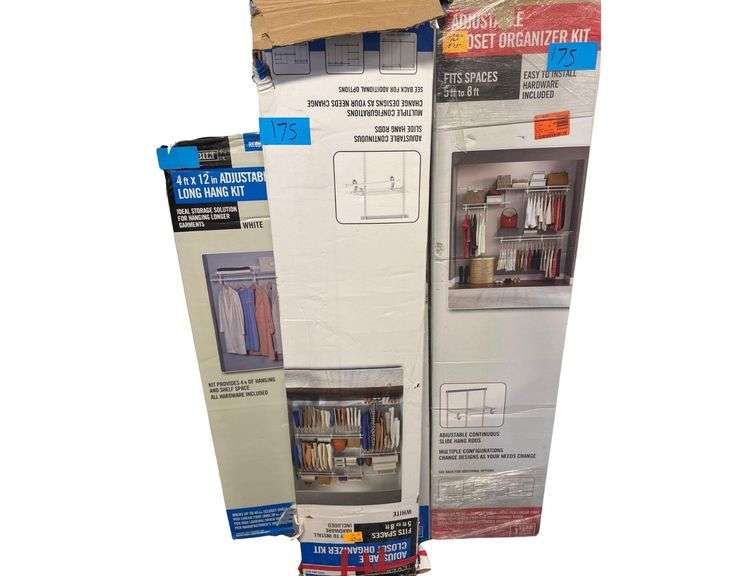 4 Adjustable Closet Organizer Kits image