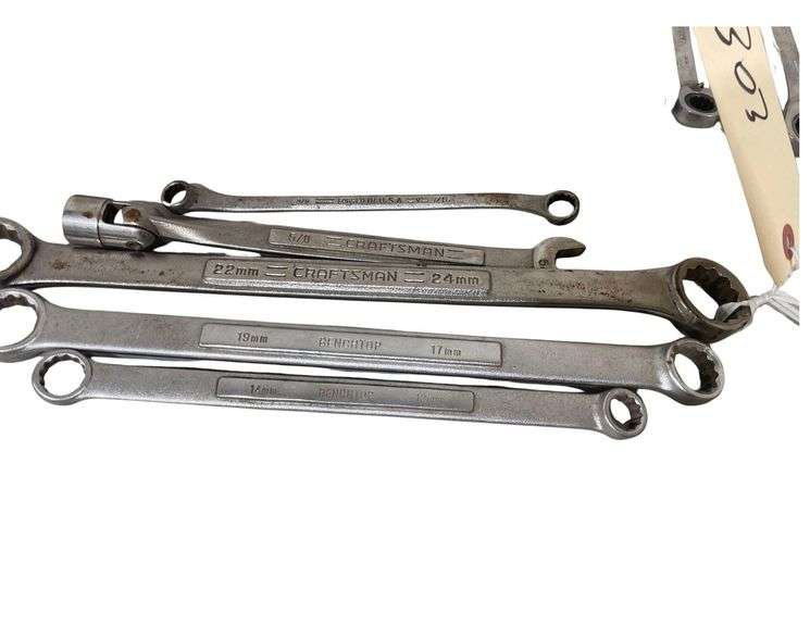 Collection of Craftsman 12-Point Combination Double Ended Wrenches image