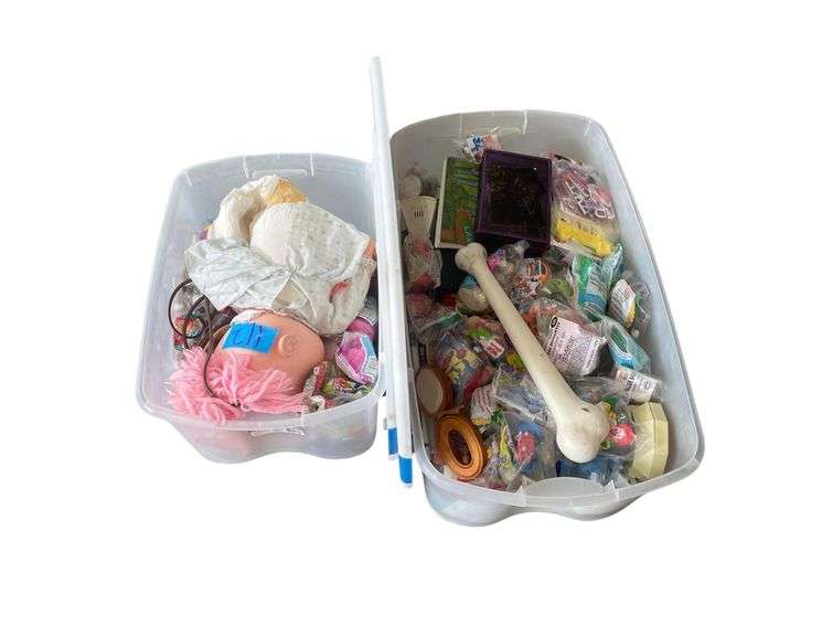 2 Boxes containing Various Miscellaneous Toys image