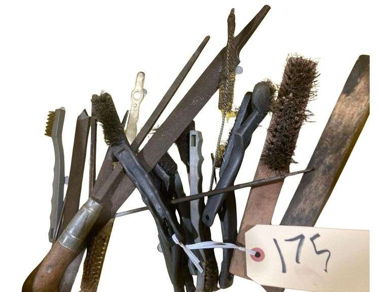 Assorted Wire Brushes and Files image