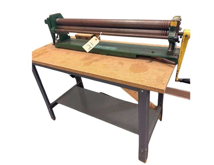 Tennsmith 36” Plate Bending Roller - Includes Work Bench image