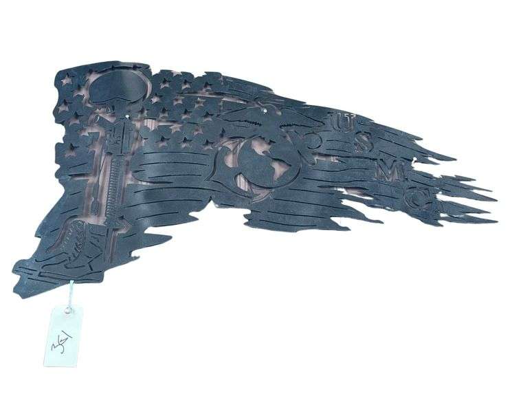 USMC Metal Decorative Art Piece image
