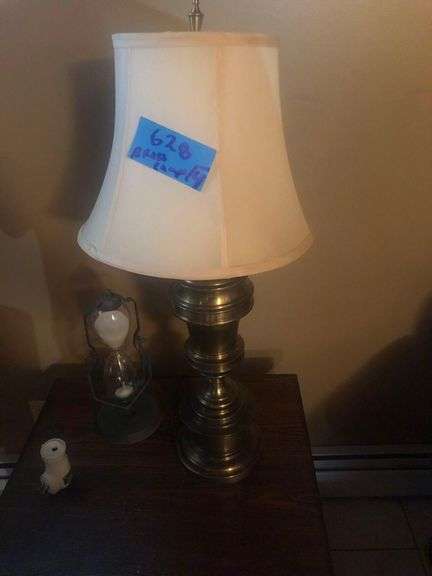 4 Brass Lamps 32in image