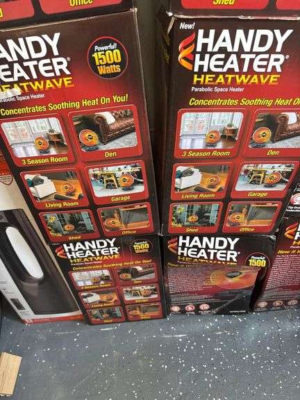 4 Handy Heater Parabolic Space Heaters image