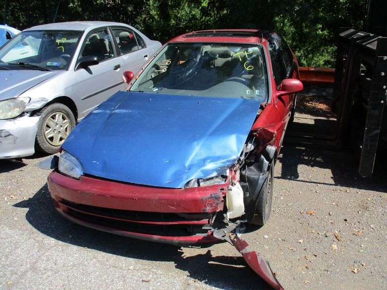 RED, 1993, HONDA CIVIC, JHMEH9693PS011919, KEY , image