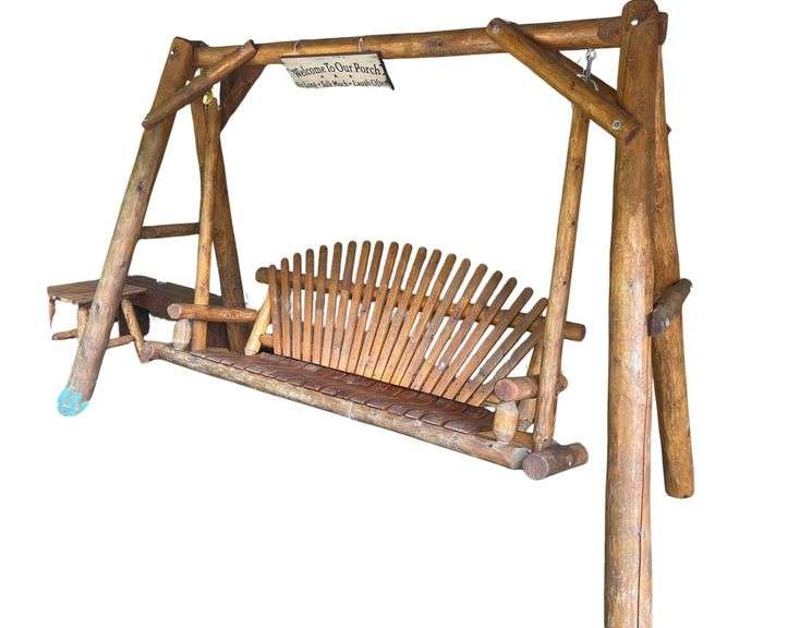 Wood Swing - 8ft Long image