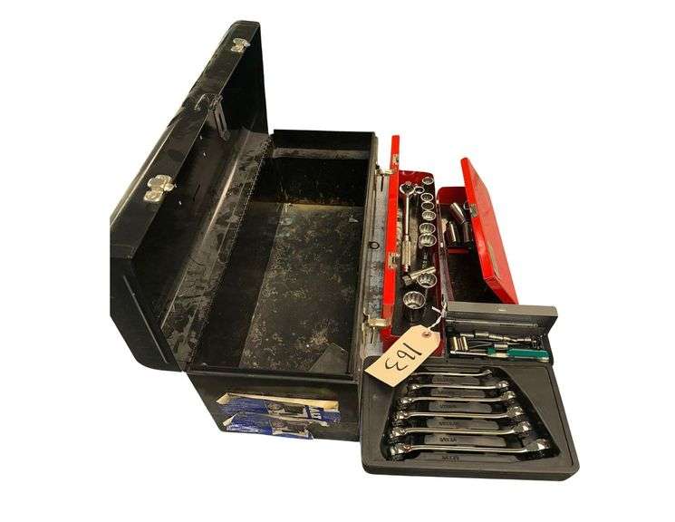 Line Wrenches- Sockets - Ratchets - Nut Driver - Steel Toolbox image