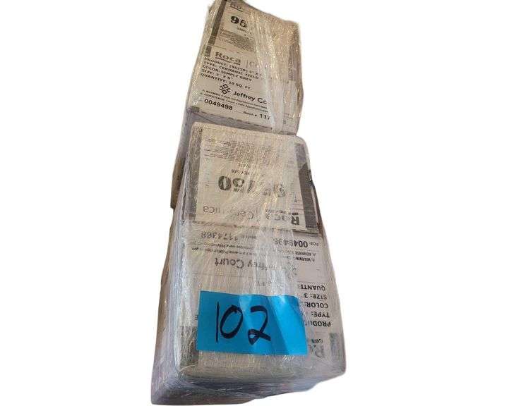 4 Cases of Simply Grey 3x6in Floor Tile 10sq ft a case image