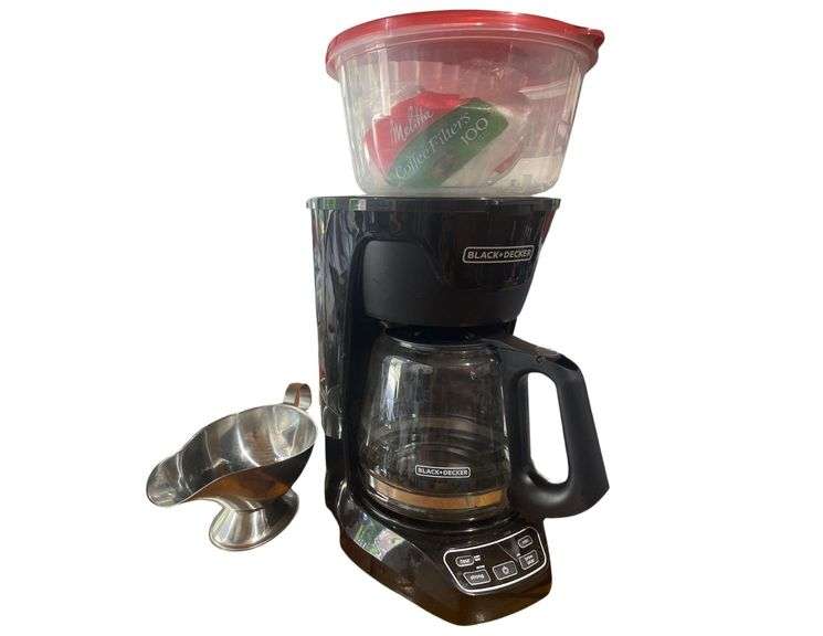Black&Decker Coffee Pot CM1110 Metal Gravy Boat image