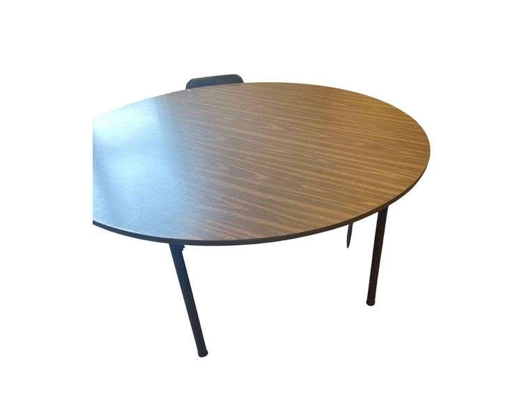 Table, 5 ft Diameter, and Two Chairs image
