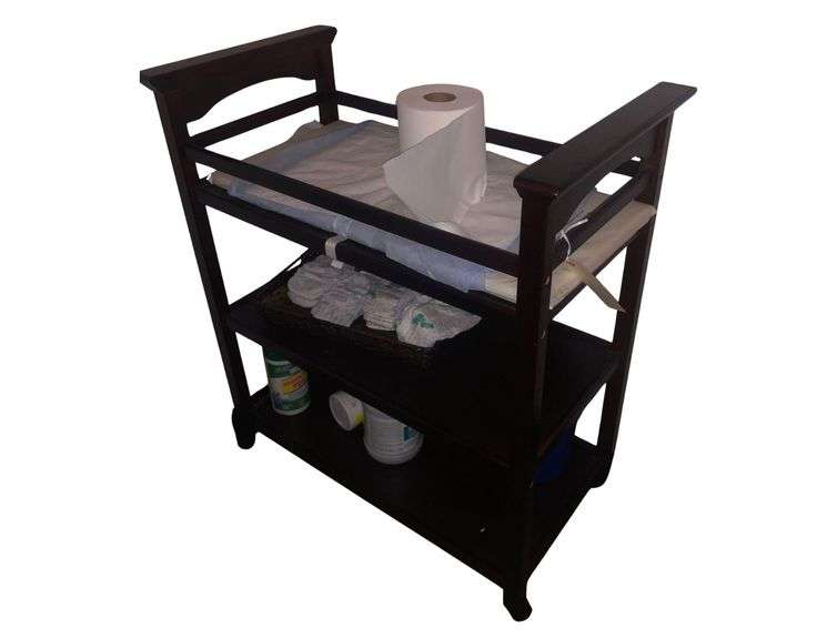 Wooden Changing Table 38in x 21in image