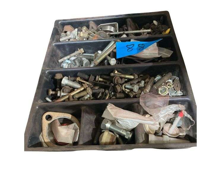 Large Lot of Bolts, Nuts, Washers, and Miscellaneous Attachments image