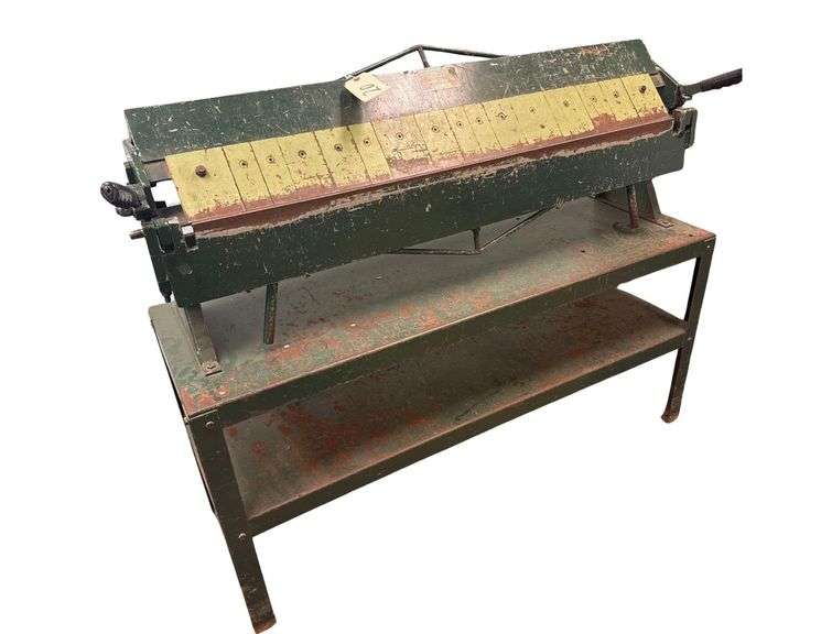 Connecticut Model U422 4’ 22 Gauge Bending Brake image