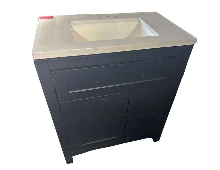 Wooden Vanity 30 in. L. X 18.75 in. D. X 35.5 H. image