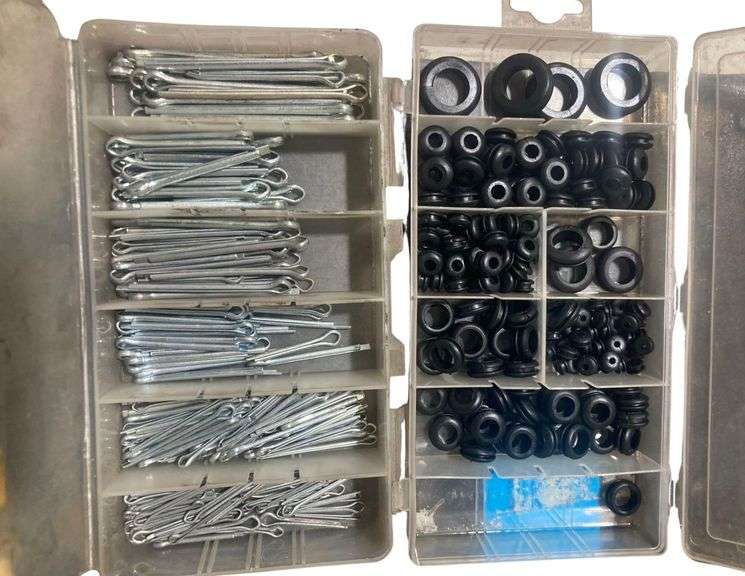 Rubber Bushings, Cotter Pins, Stakes, 3/8in Staples, 9/16in Staples, 10ft Chain image