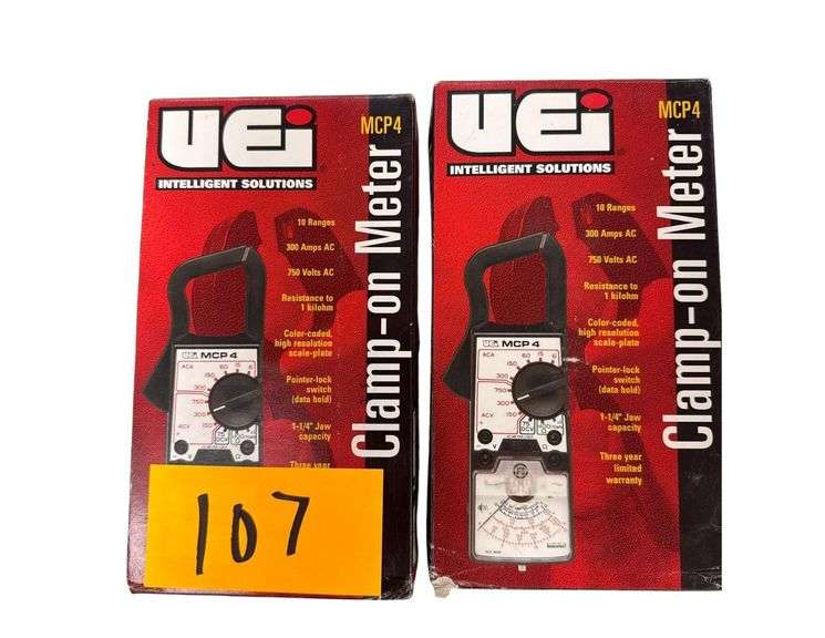 Pair of Clamp On Meters image