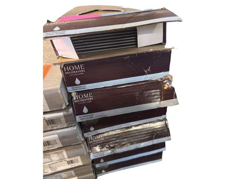 7 Cases of 12mil Vinyl Plank Flooring - Chestnut - 20.79 Sq. Ft. per Case image