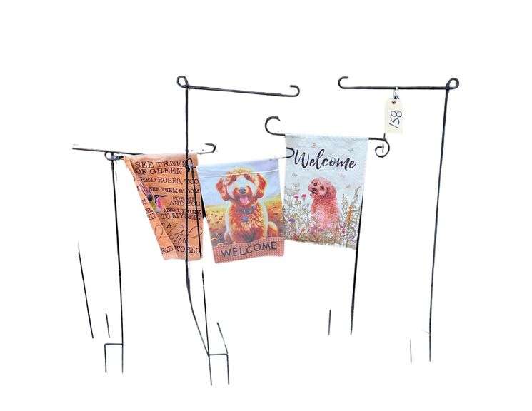Wire Flagpole Assortment 3ft. H. image