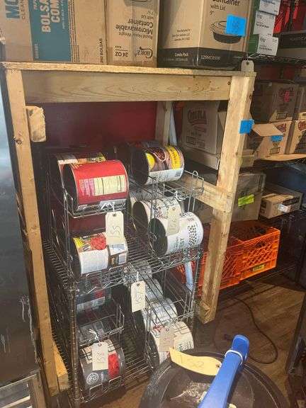 2x4 Shelf Wooden Shelving (Contents Not Included - Pick Up After 4:00) image