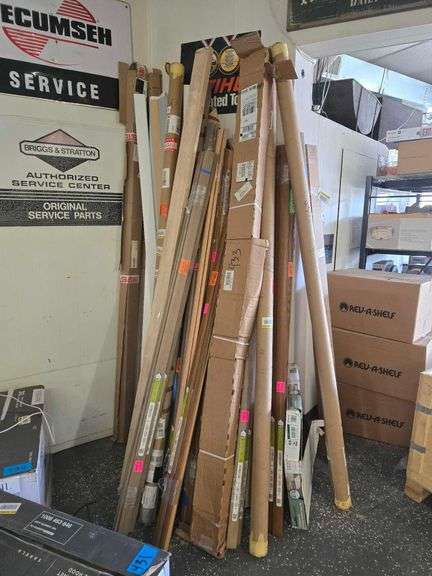 Assortment of Various Flooring Including Hardwood. Sizes Vary. image