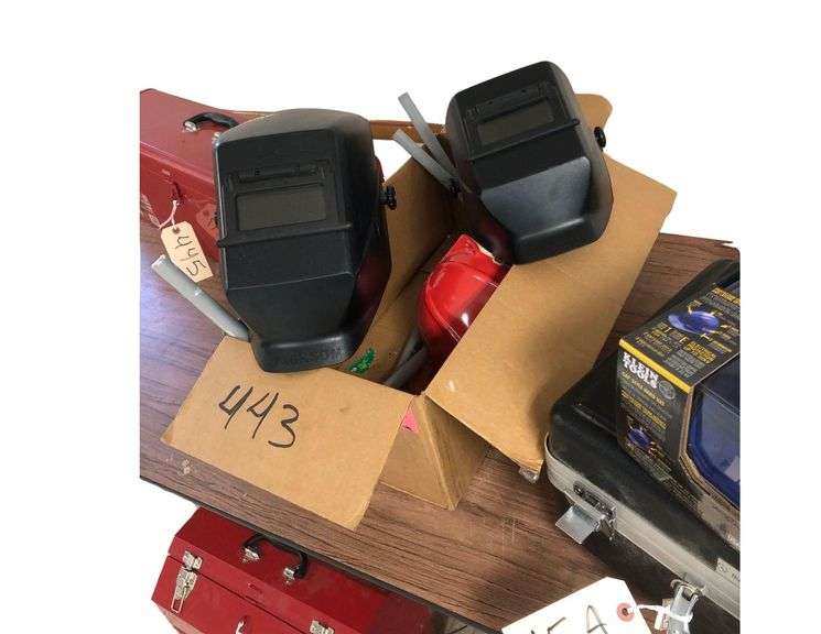 2 Jackson Welding Masks With Random PVC image