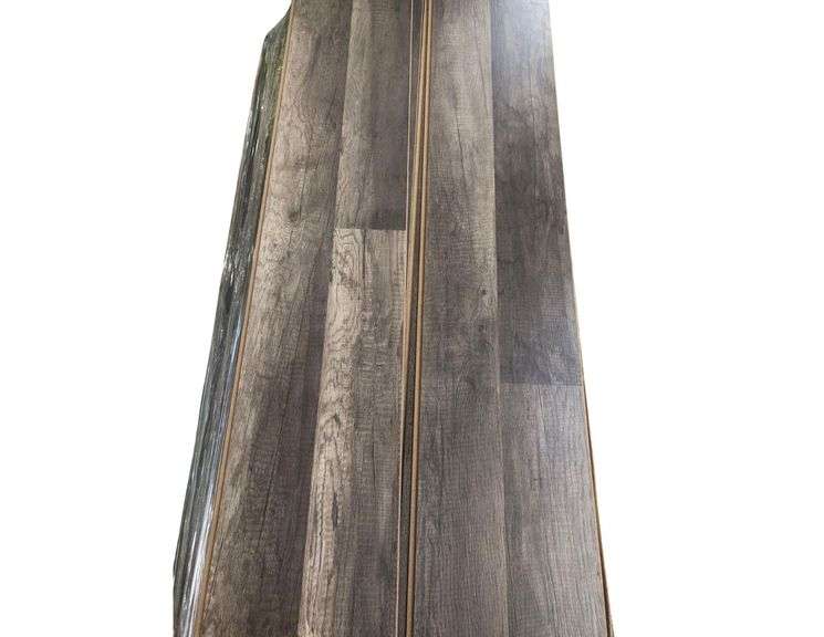 31 Boxes Traffic Master Grey Oak Laminate Flooring 48“ x 9“ One case covers 23.9 sq ft image