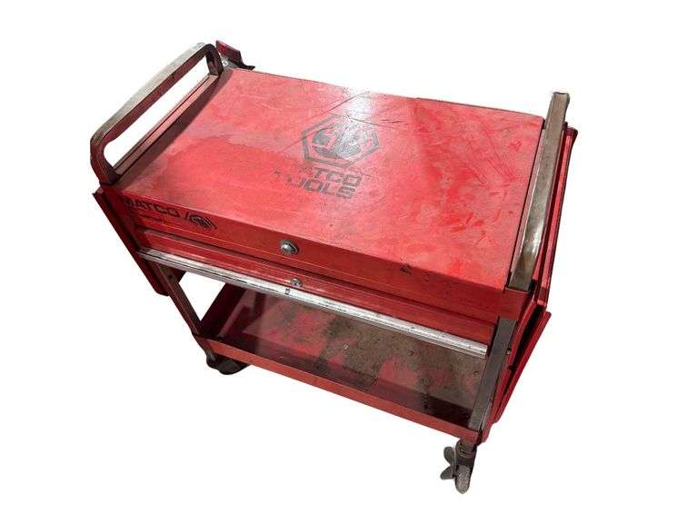 Matco Tools Rolling Tool Cart - 32” wide and 32” tall with Folding Sides image