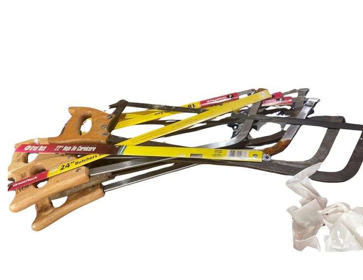 6 Butcher Saws Various Blades and Sizes image