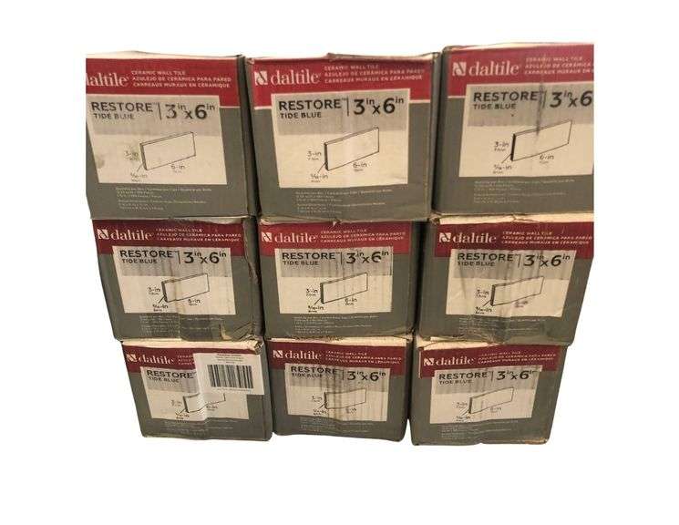 17 Cases of Daltile Ceramic Wall Tile 3“ x 6“ One Case Covers 12.50 sq ft image