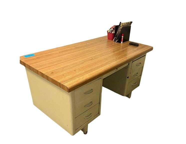 5ft. L. Steel Desk image